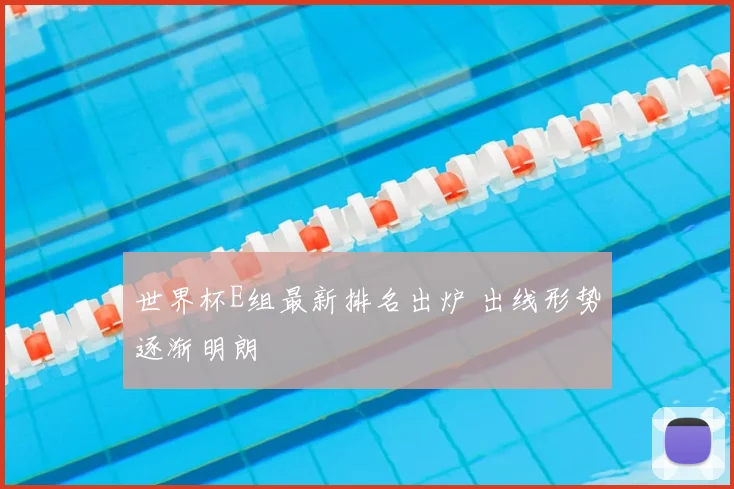 世界杯E组最新排名出炉 出线形势逐渐明朗