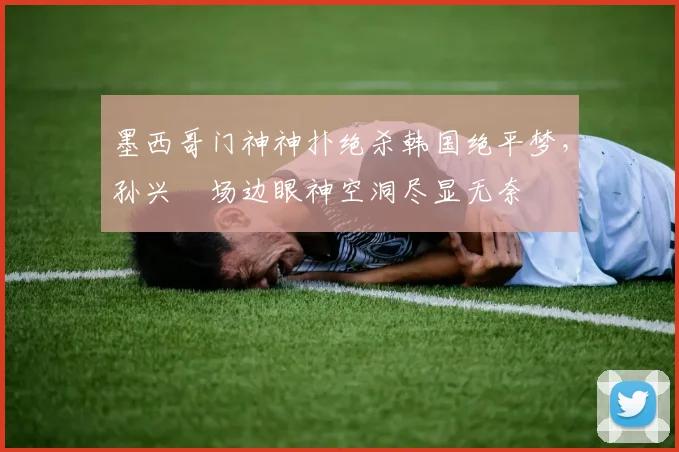 墨西哥门神神扑绝杀韩国绝平梦，孙兴慜场边眼神空洞尽显无奈
